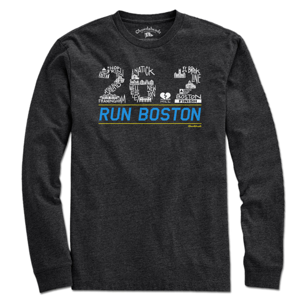 26.2 Run Boston Race Icons T-Shirt product image 7