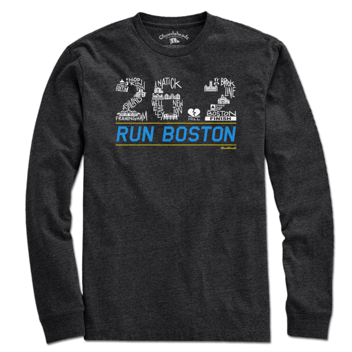 26.2 Run Boston Race Icons T-Shirt product image 7