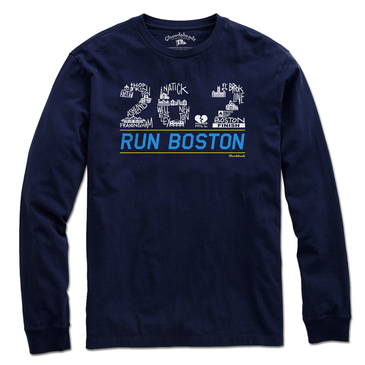 26.2 Run Boston Race Icons T-Shirt product image 3
