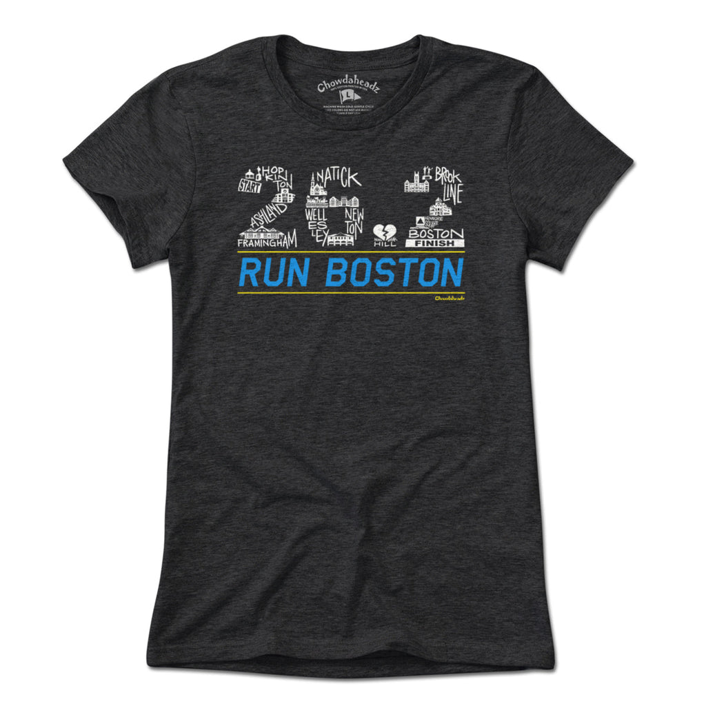 26.2 Run Boston Race Icons T-Shirt product image 8