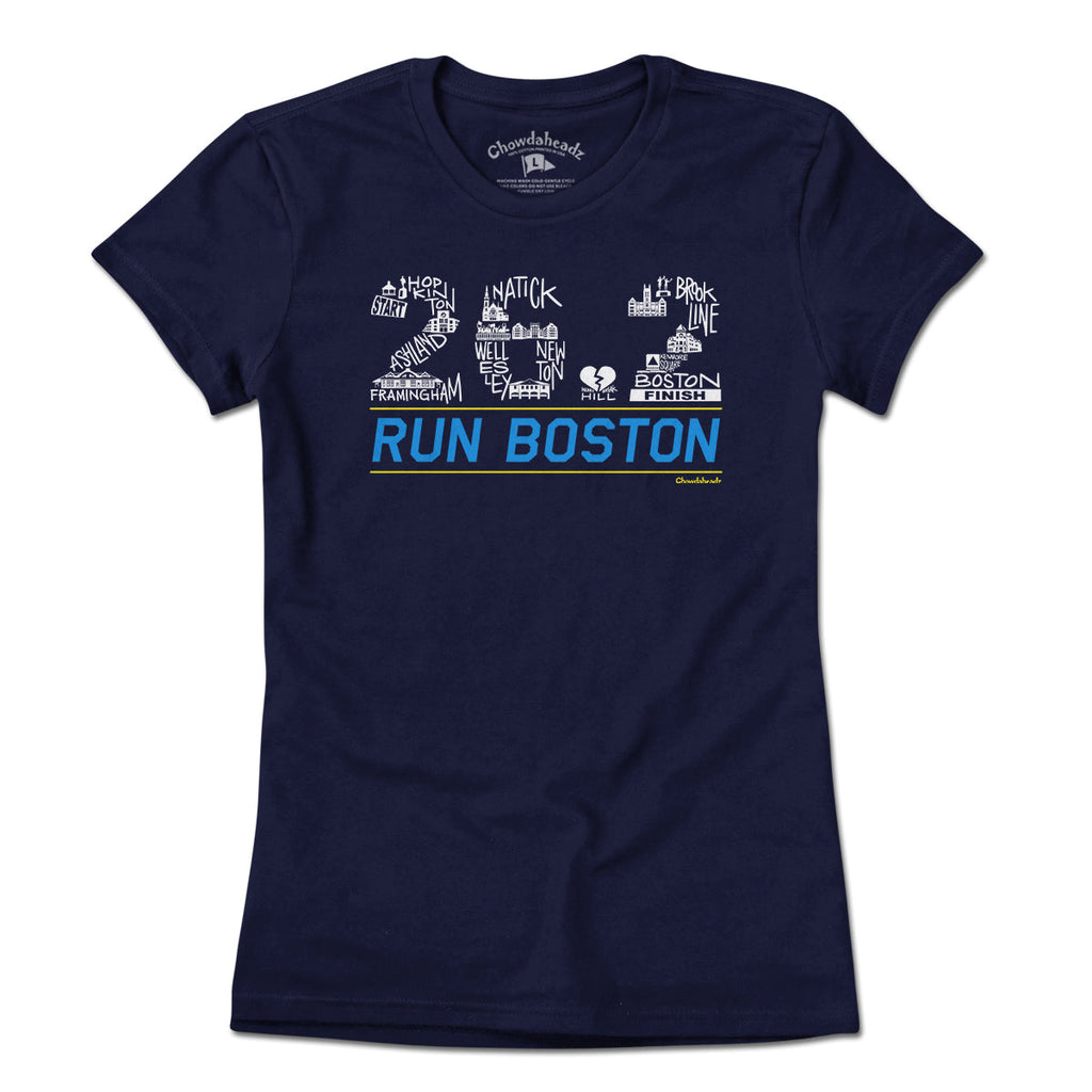 26.2 Run Boston Race Icons T-Shirt product image 4