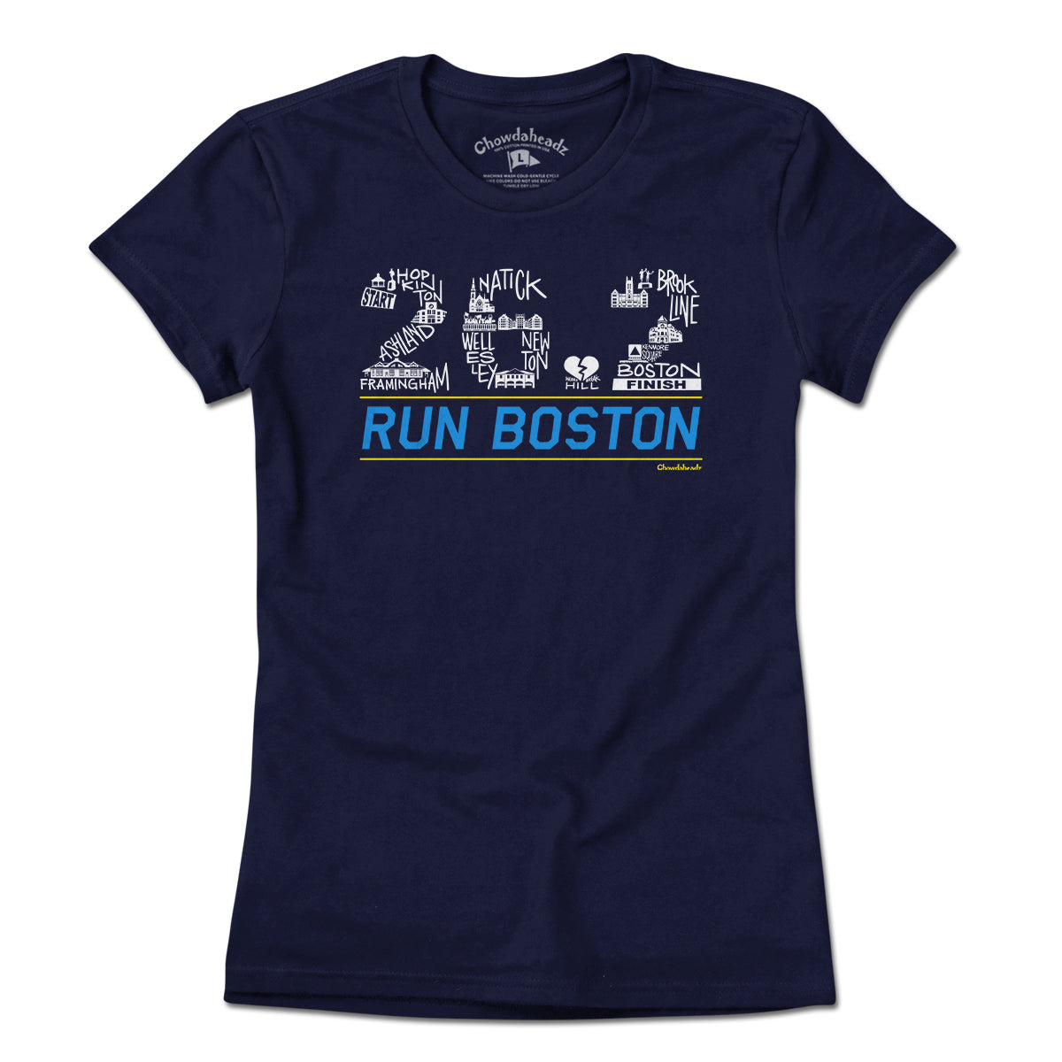 26.2 Run Boston Race Icons T-Shirt product image 4