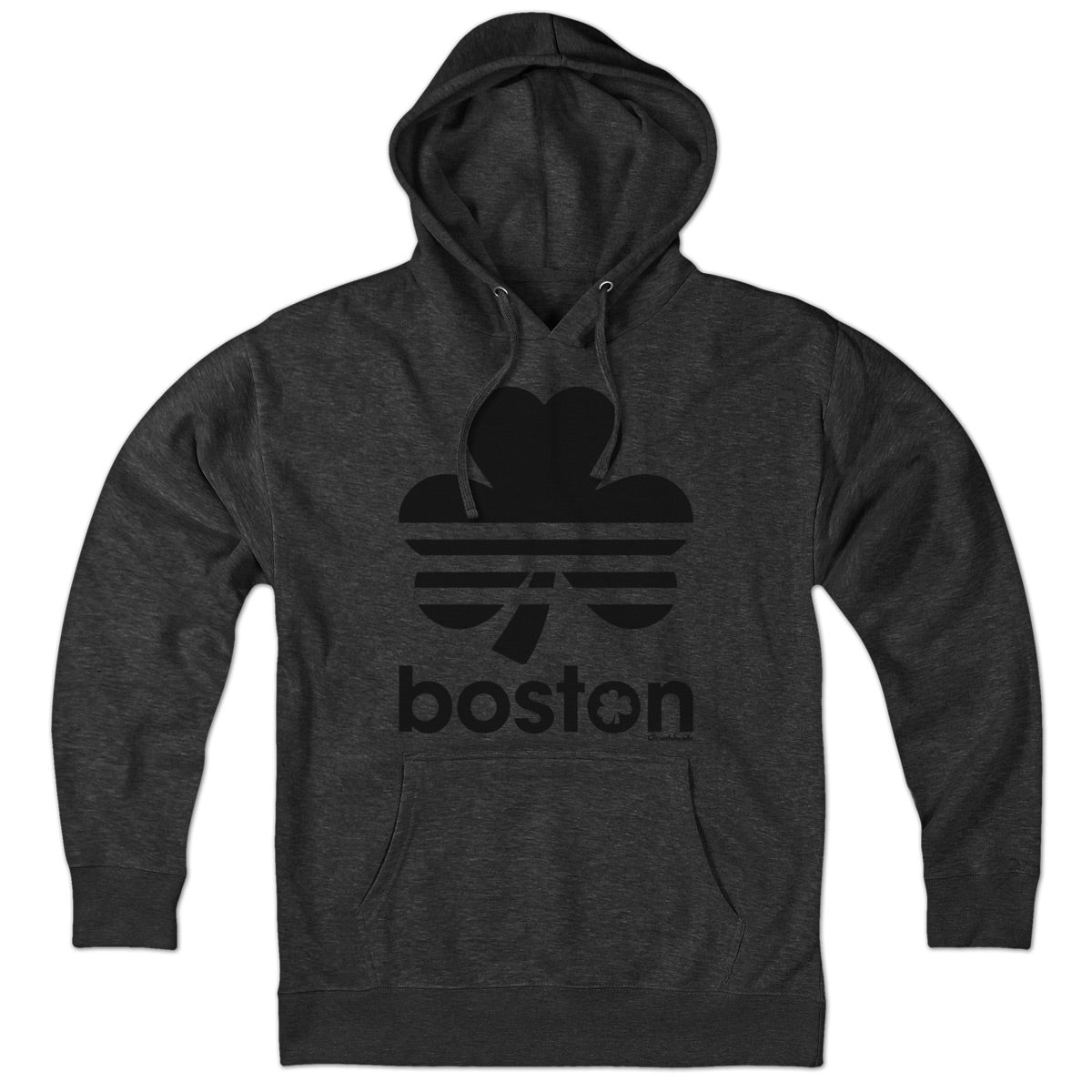 Boston Retro Shamrock Blackout Hoodie product image 3