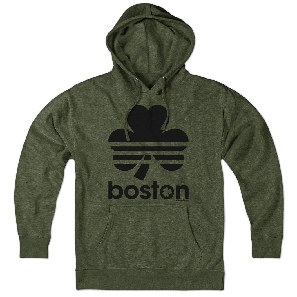 Boston Retro Shamrock Blackout Hoodie product image 1