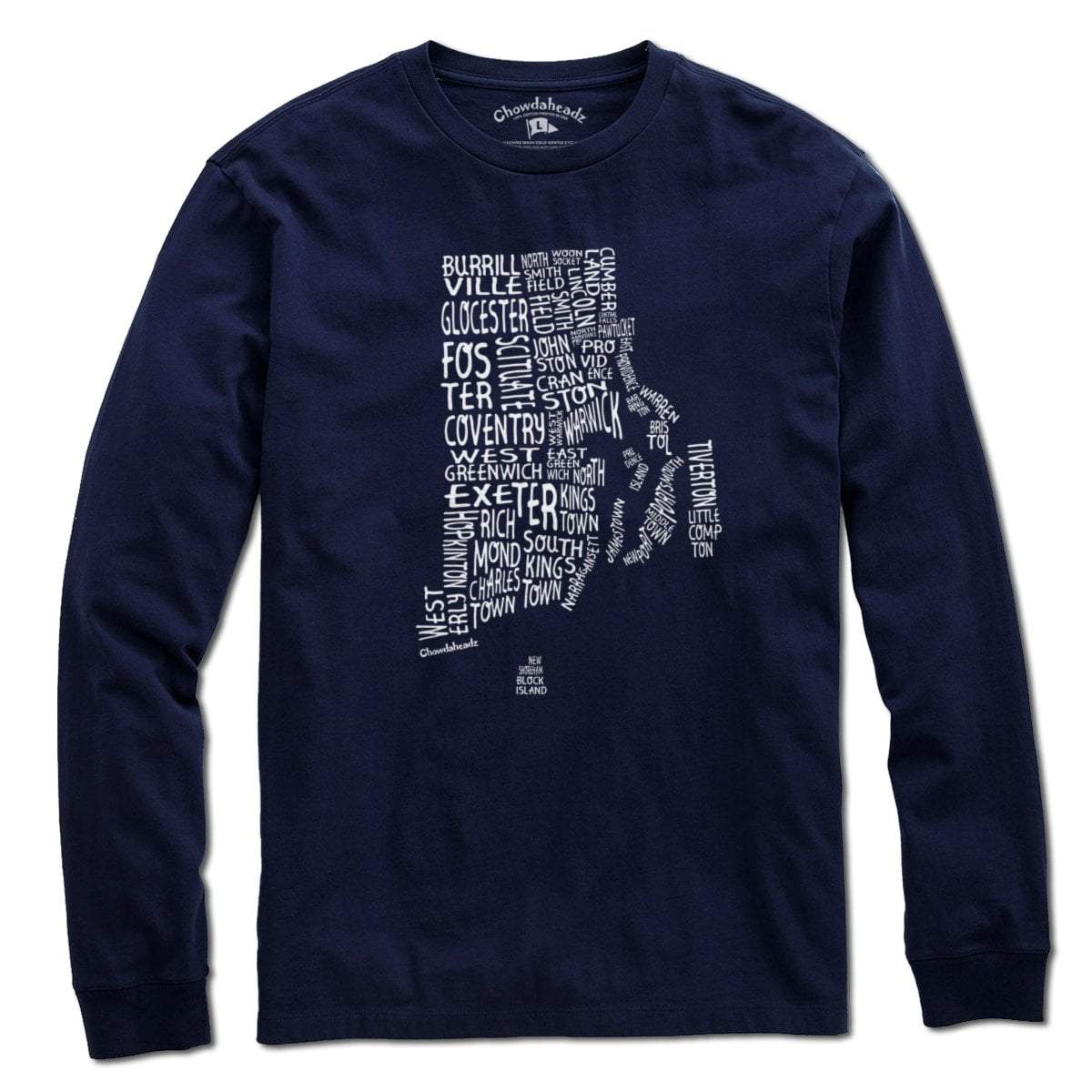 Rhode Island Cities & Towns T-Shirt product image 3