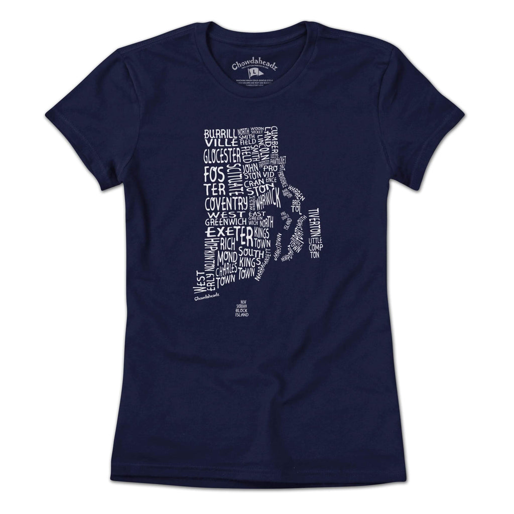 Rhode Island Cities & Towns T-Shirt product image 4