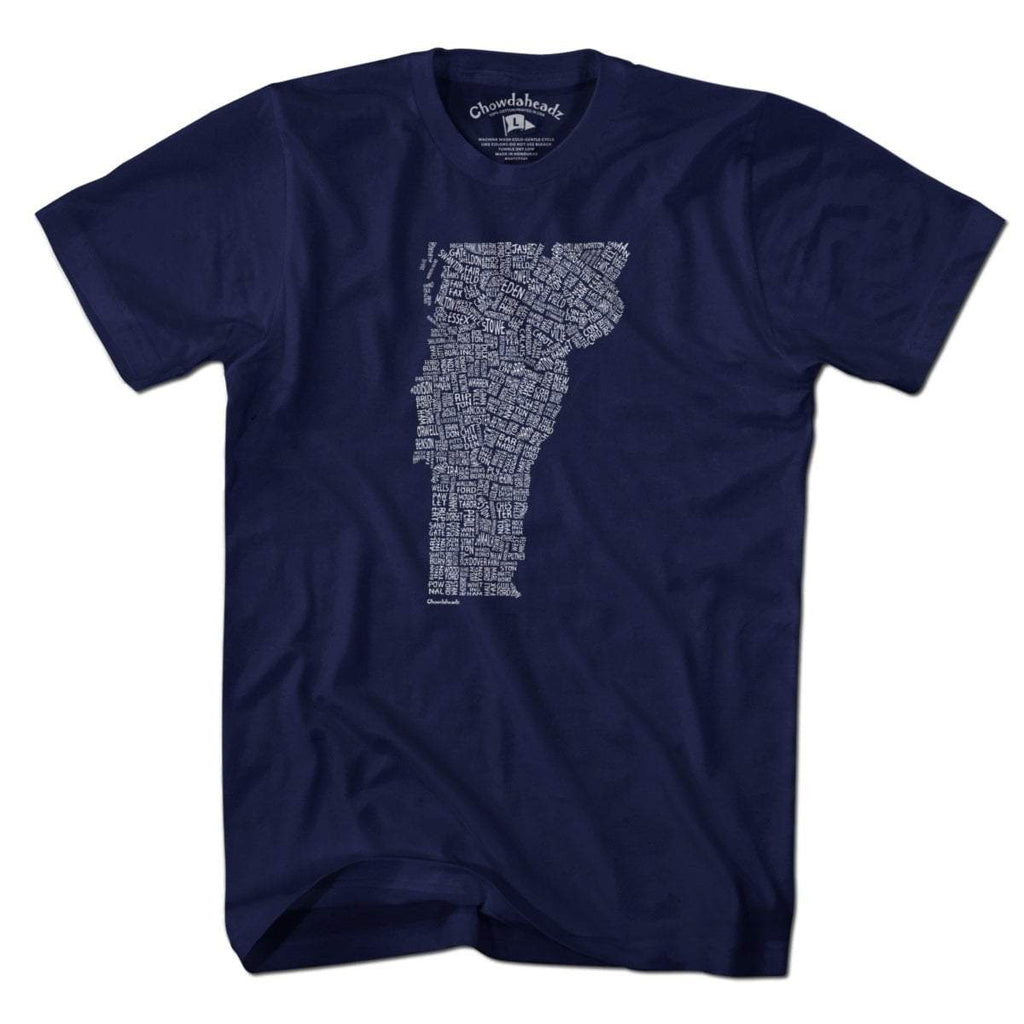 Vermont Cities & Towns T-Shirt product image 1