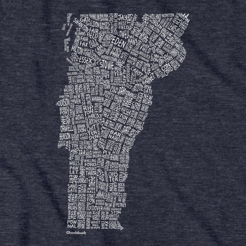 Vermont Cities & Towns Hoodie product image 2