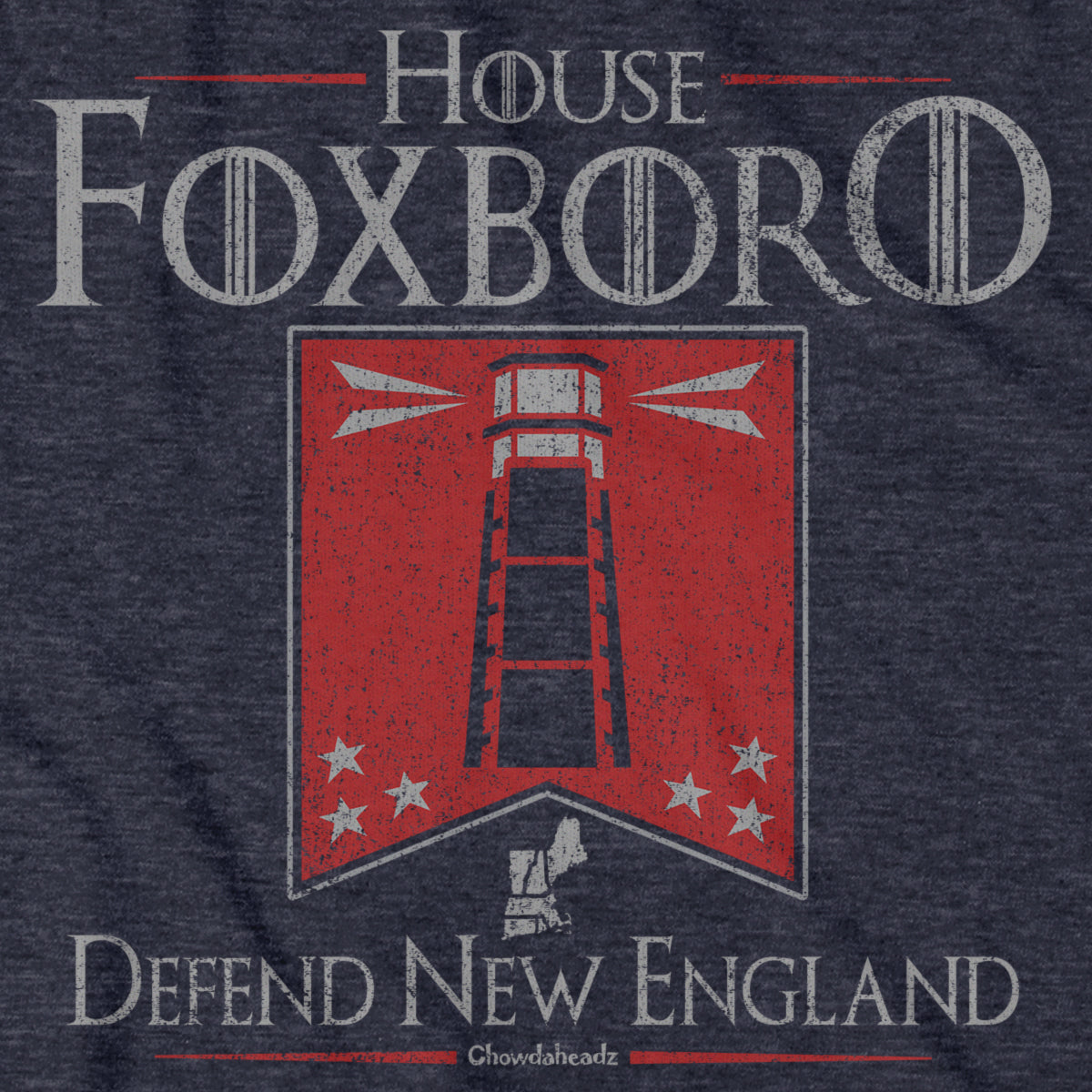 House Foxboro Lighthouse Banner T-Shirt product image 4