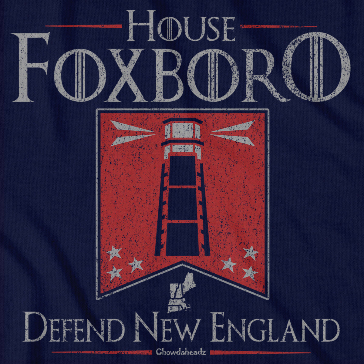 House Foxboro Lighthouse Banner T-Shirt product image 2