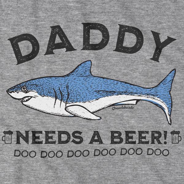 Daddy Shark Needs a Beer T-Shirt product image 2