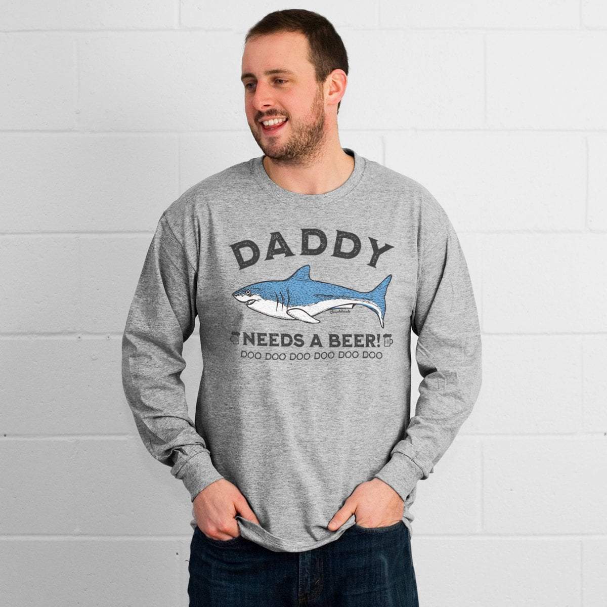 Daddy Shark Needs a Beer T-Shirt product image 4