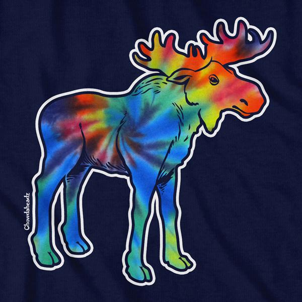 Tie Dye Moose T-shirt product image 2