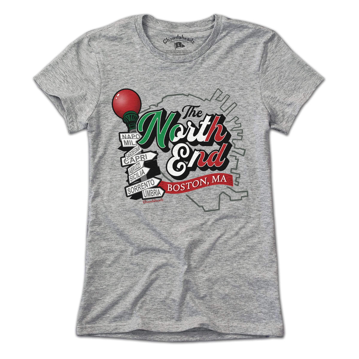 North End Boston, MA T-Shirt product image 4
