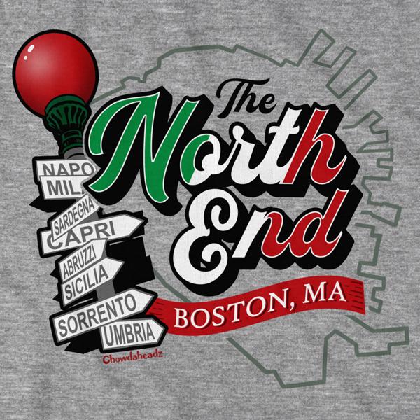 North End Boston, MA T-Shirt product image 2