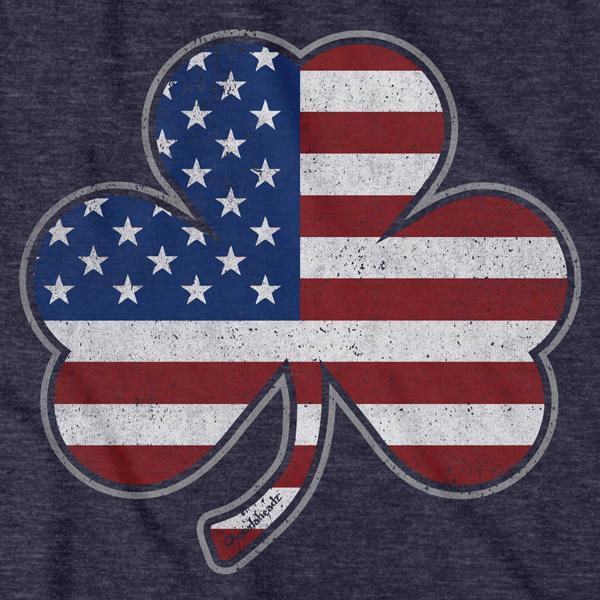 Shamrock Stars & Stripes USA T-Shirt product image 2