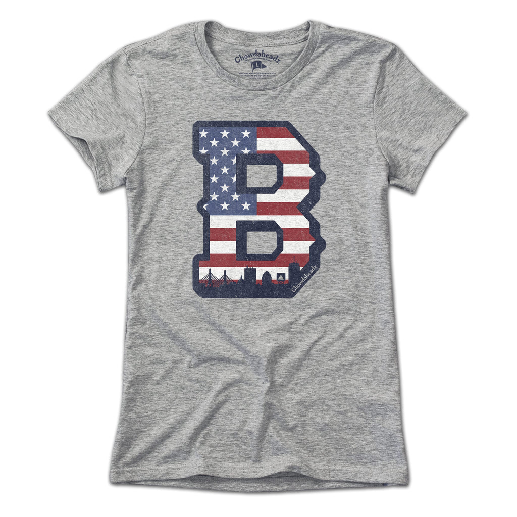 Big Block B Boston USA T-Shirt product image 3