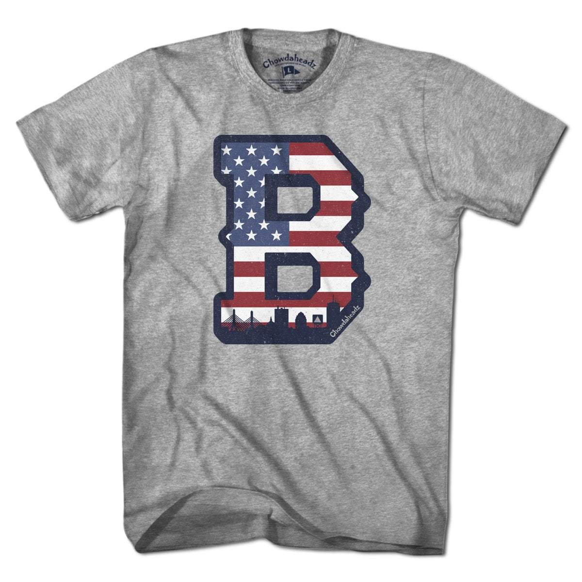 Big Block B Boston USA T-Shirt product image 1