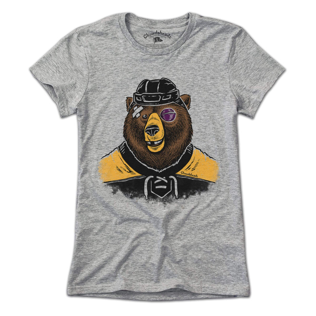 Hockey Grinnin' Bear T-Shirt product image 4