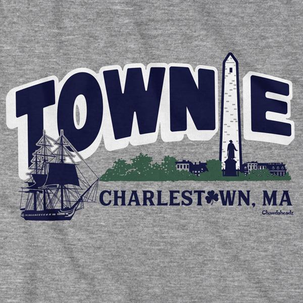Townie Charlestown MA T-Shirt product image 2