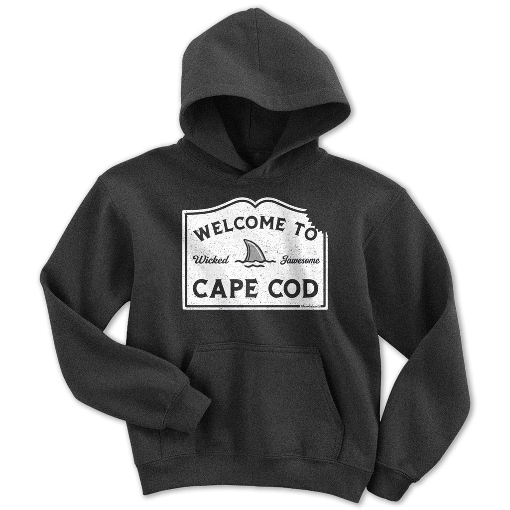 Welcome To Cape Cod Sign Youth Hoodie product image 3