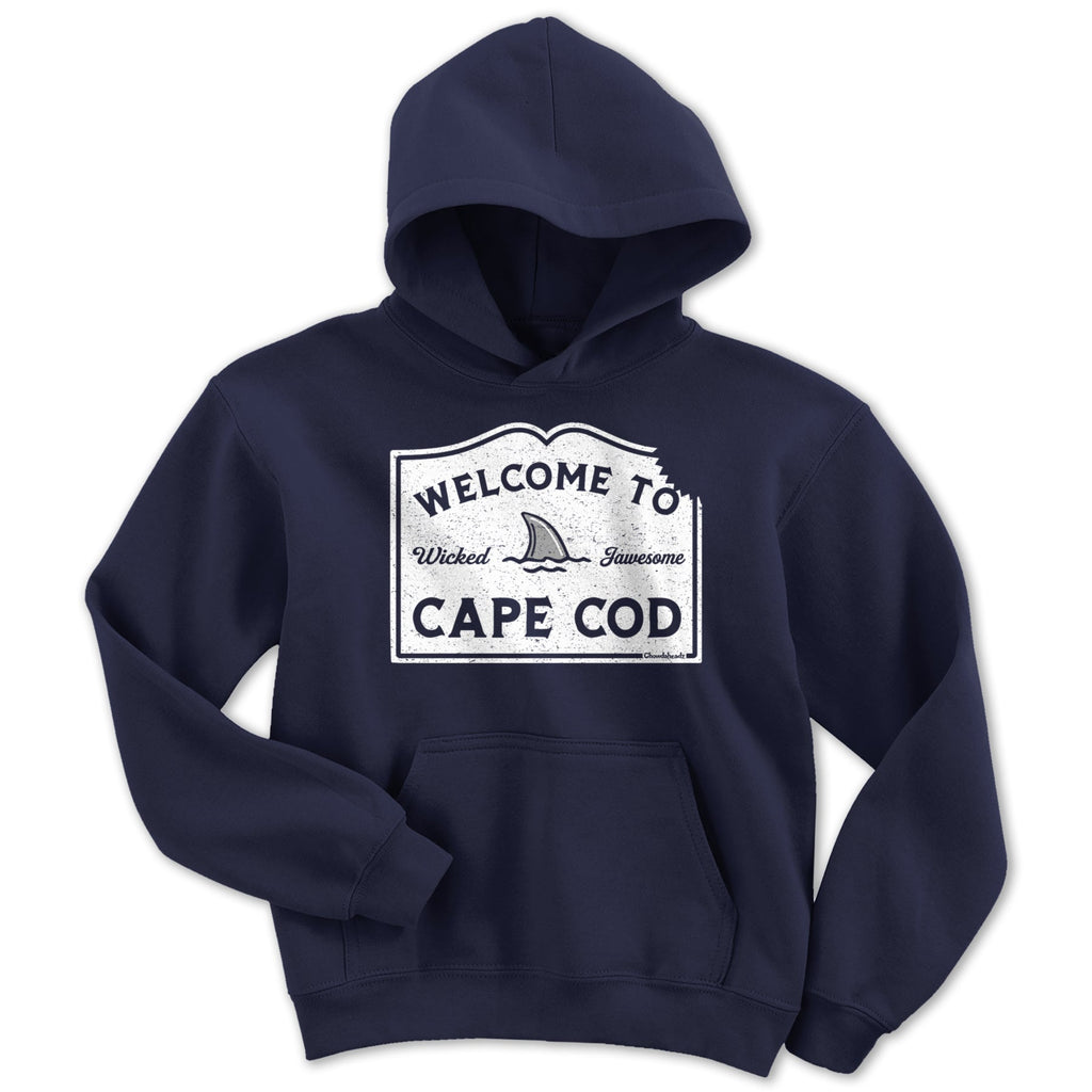 Welcome To Cape Cod Sign Youth Hoodie product image 1