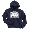 Welcome To Cape Cod Sign Youth Hoodie product image 1