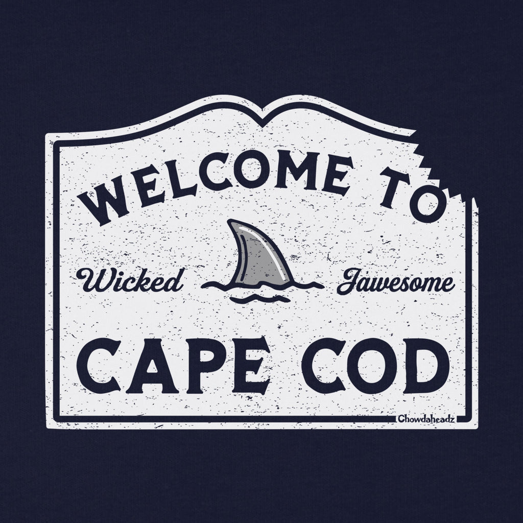 Welcome To Cape Cod Sign Youth Hoodie product image 2