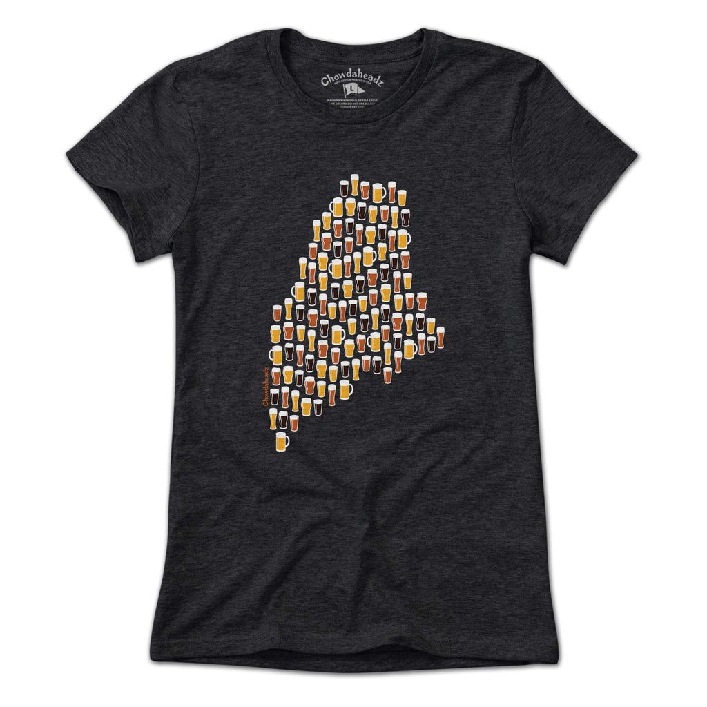 Maine Beer Glasses T-Shirt product image 4