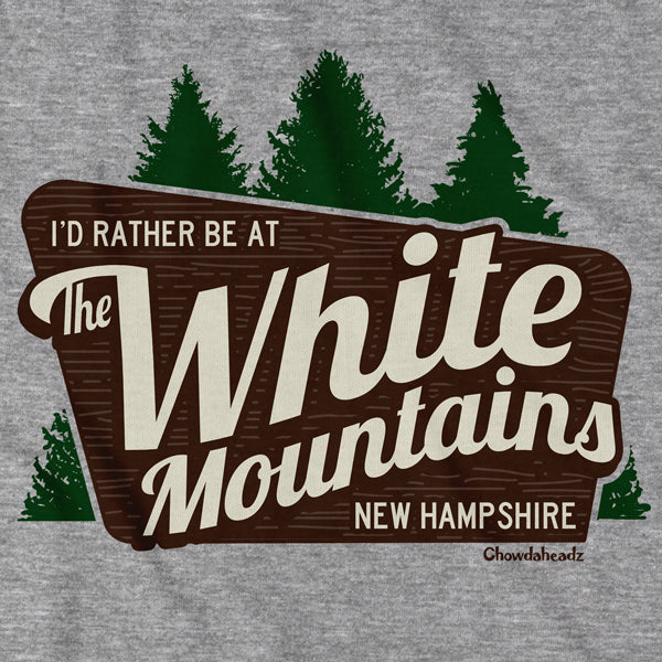 I'd Rather Be At The White Mountains NH T-Shirt product image 2