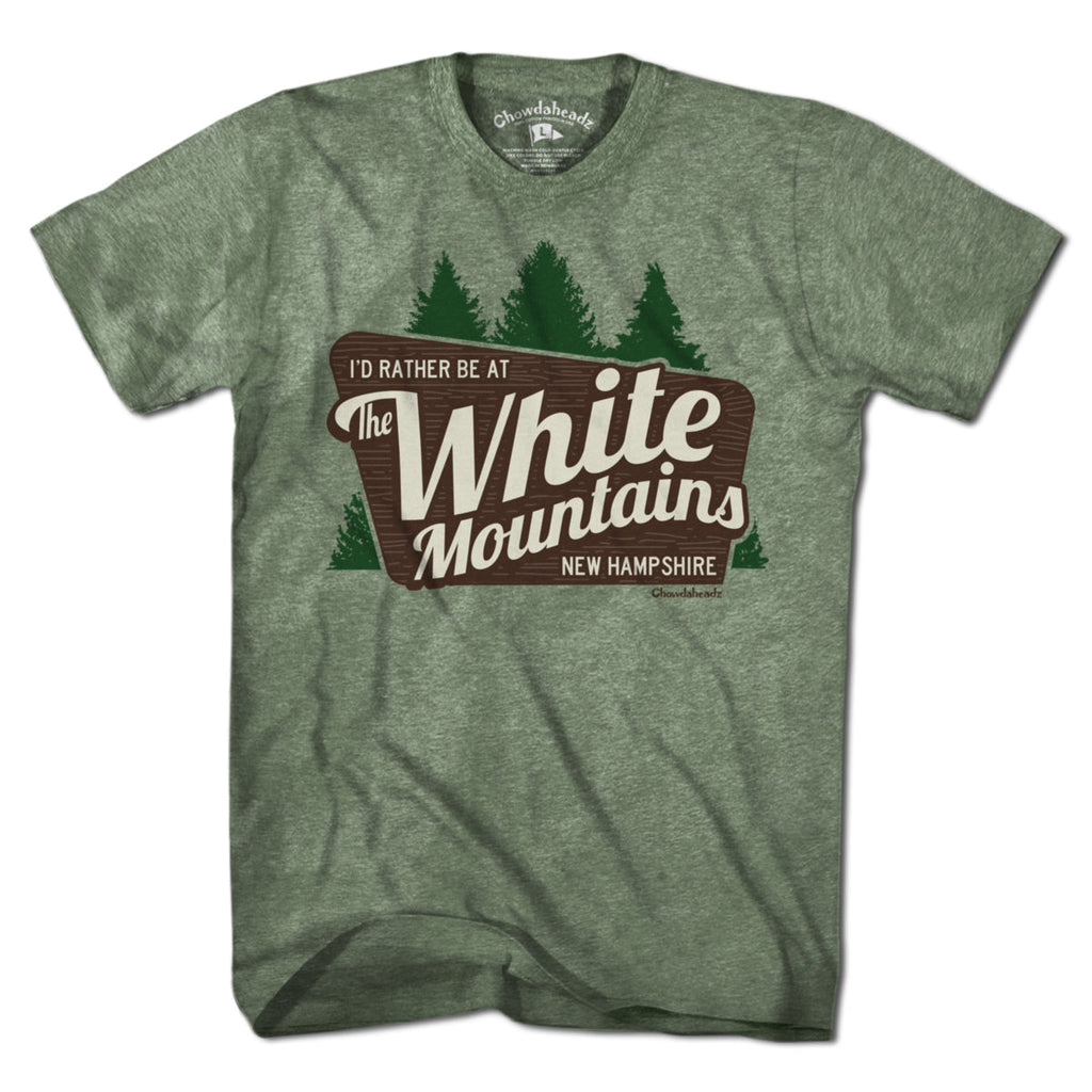 I'd Rather Be At The White Mountains NH T-Shirt product image 5