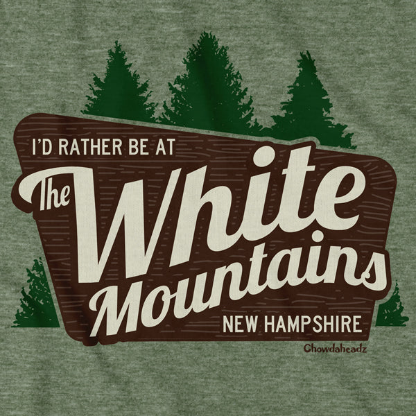 I'd Rather Be At The White Mountains NH T-Shirt product image 6