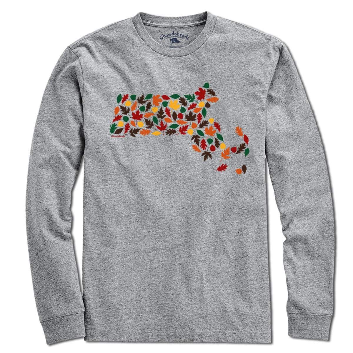 Massachusetts Fall Leaves T-Shirt product image 3