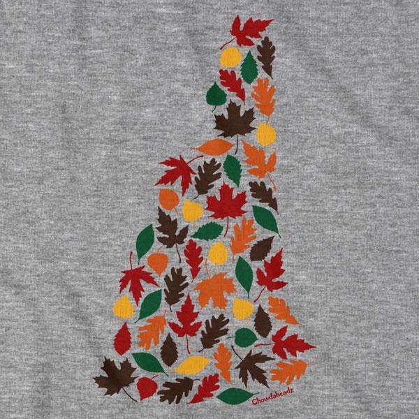New Hampshire Fall Leaves T-Shirt product image 2