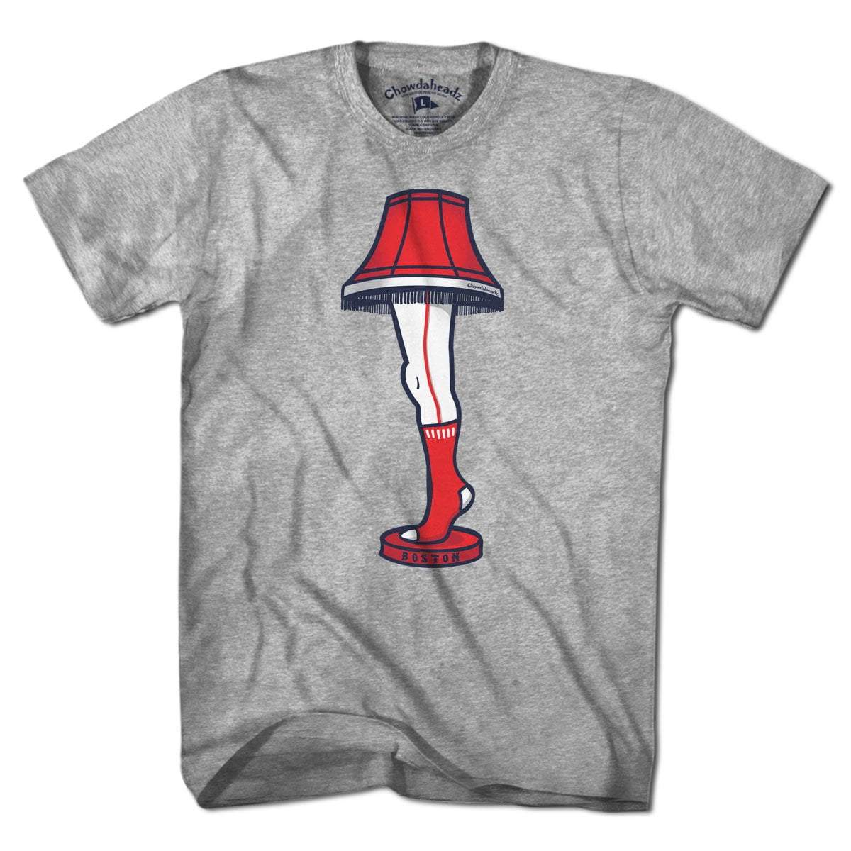Boston Baseball Holiday Leg Lamp T-Shirt product image 1