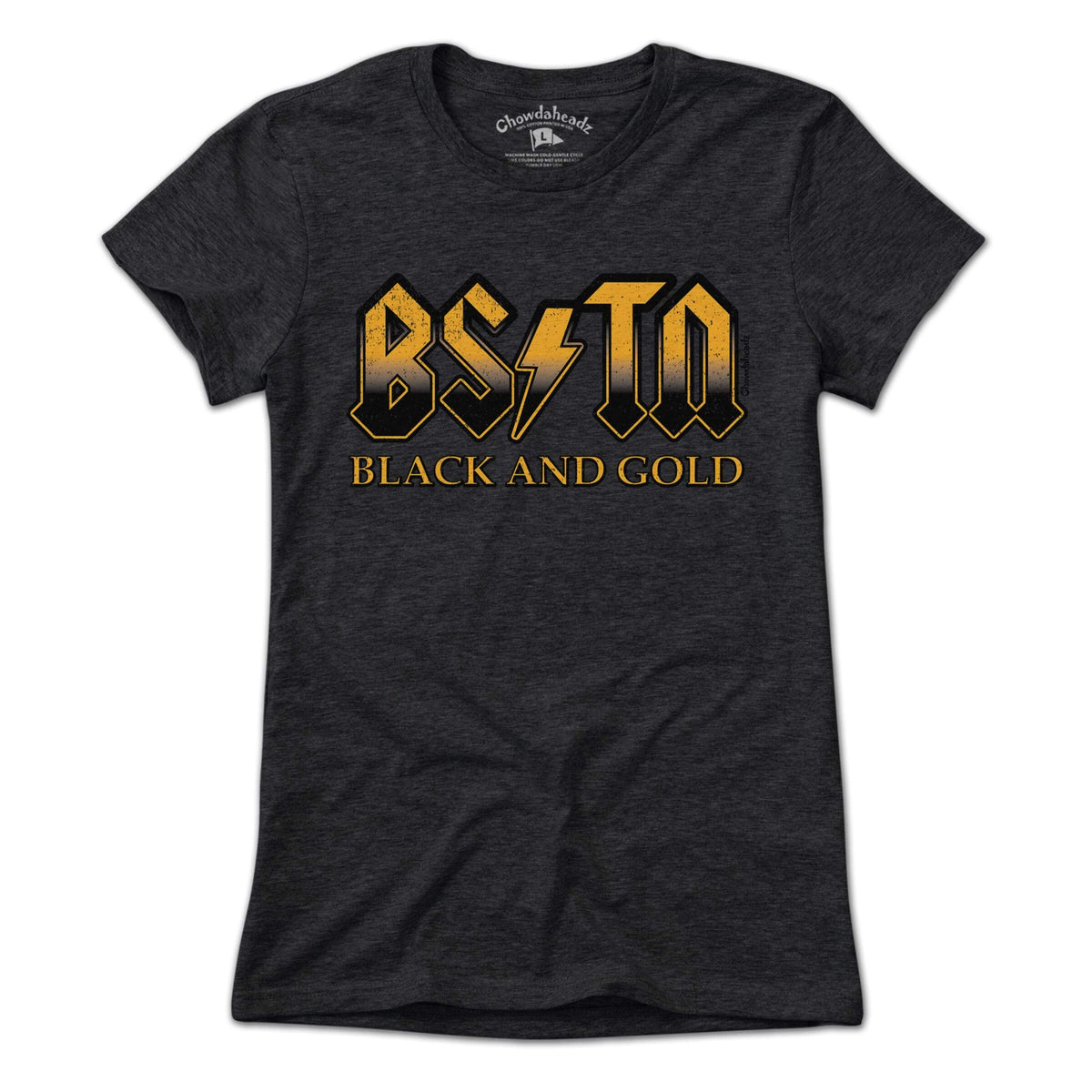 Black & Gold High Voltage T-Shirt product image 3