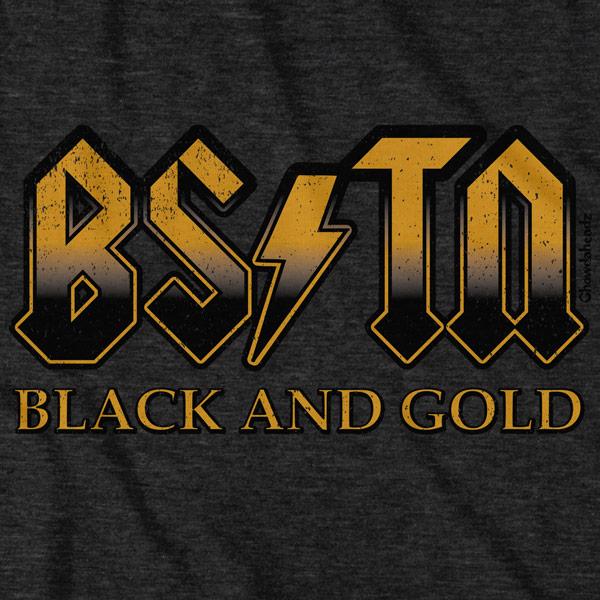 Black & Gold High Voltage T-Shirt product image 2
