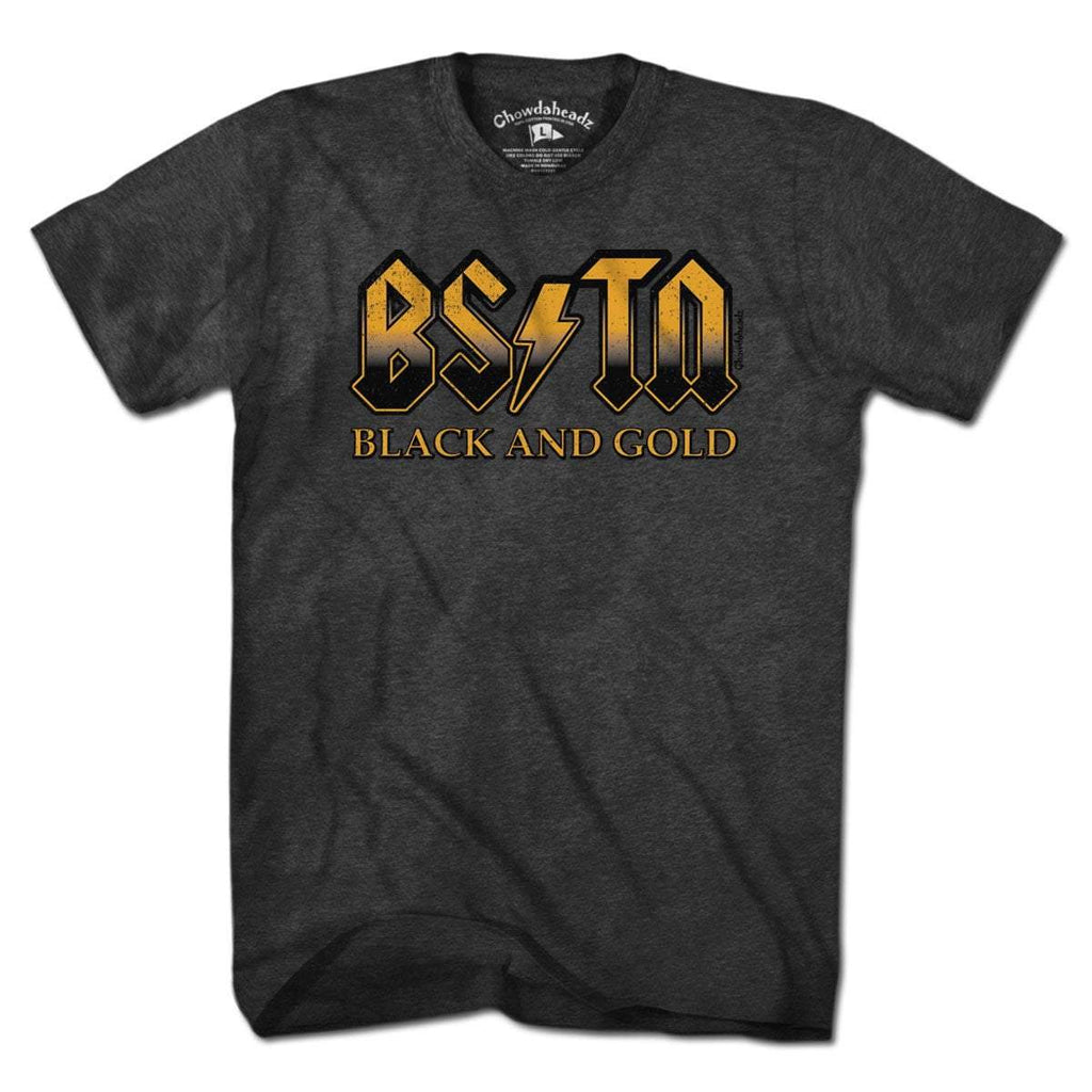 Black & Gold High Voltage T-Shirt product image 1