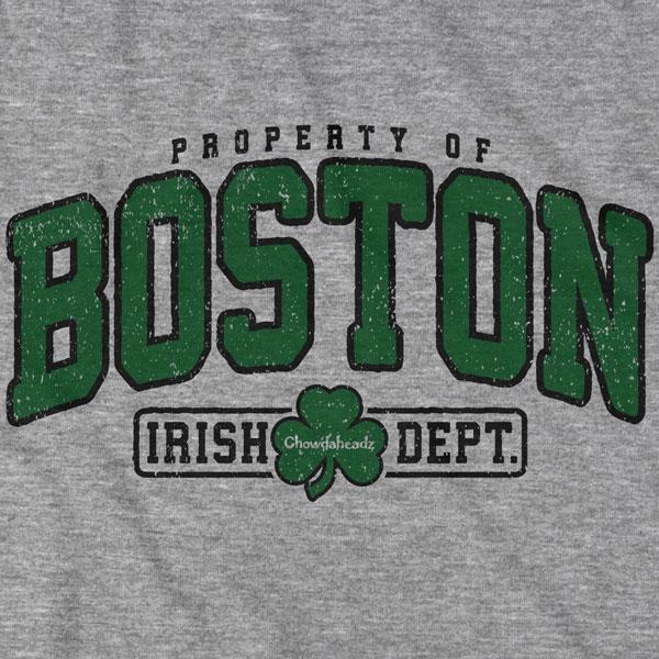 Property of Boston Irish Dept. T-Shirt product image 2