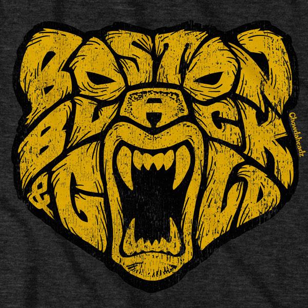 Boston Black & Gold Bear T-Shirt product image 2