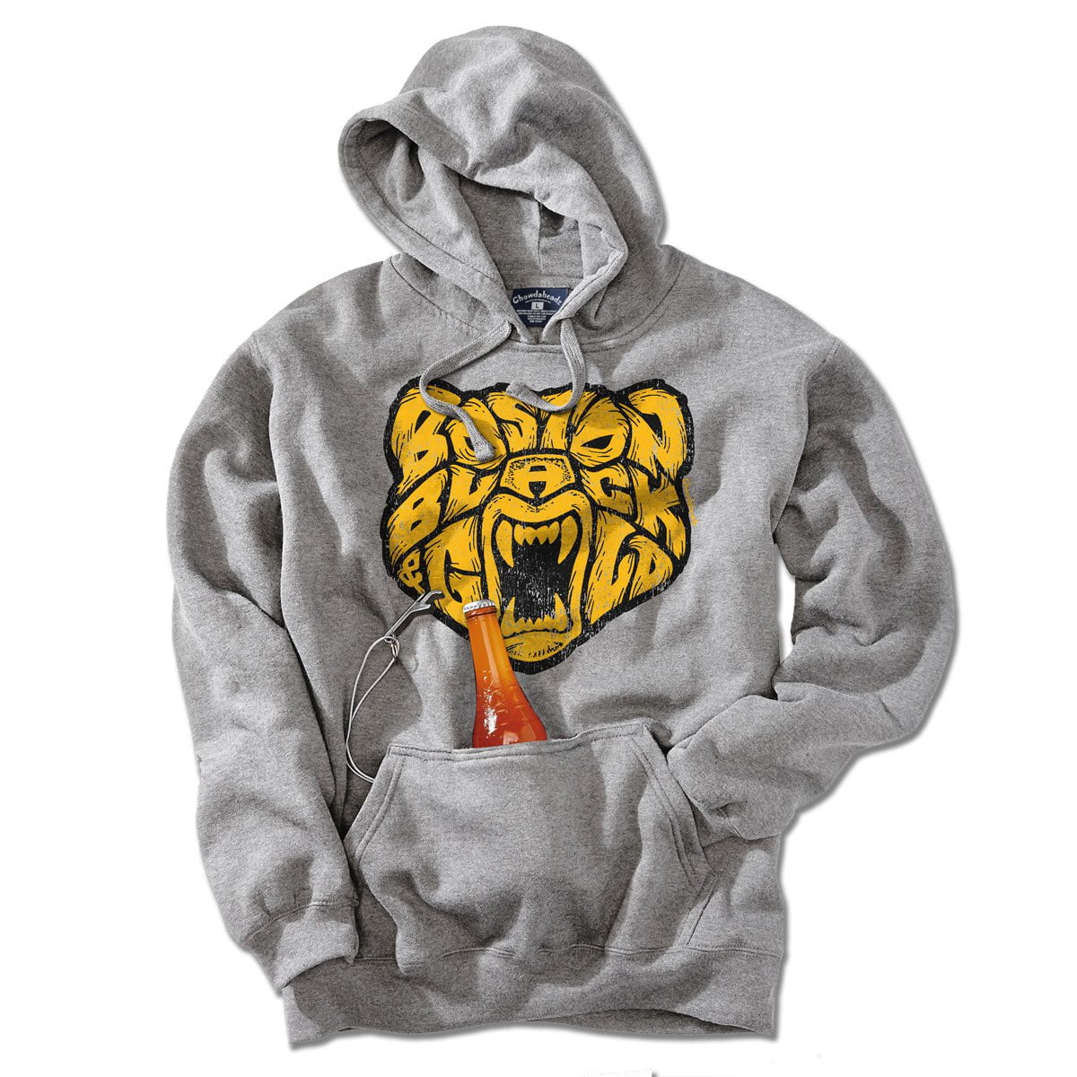 Boston Black & Gold Bear Tailgater Hoodie product image 4