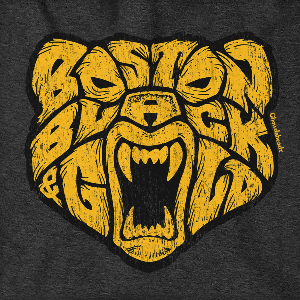 Boston Black & Gold Bear Tailgater Hoodie product image 2