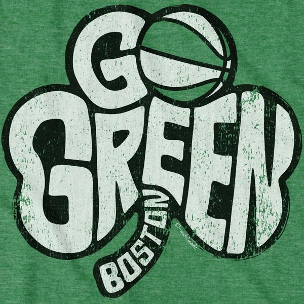 Go Green Boston Shamrock T-Shirt product image 2