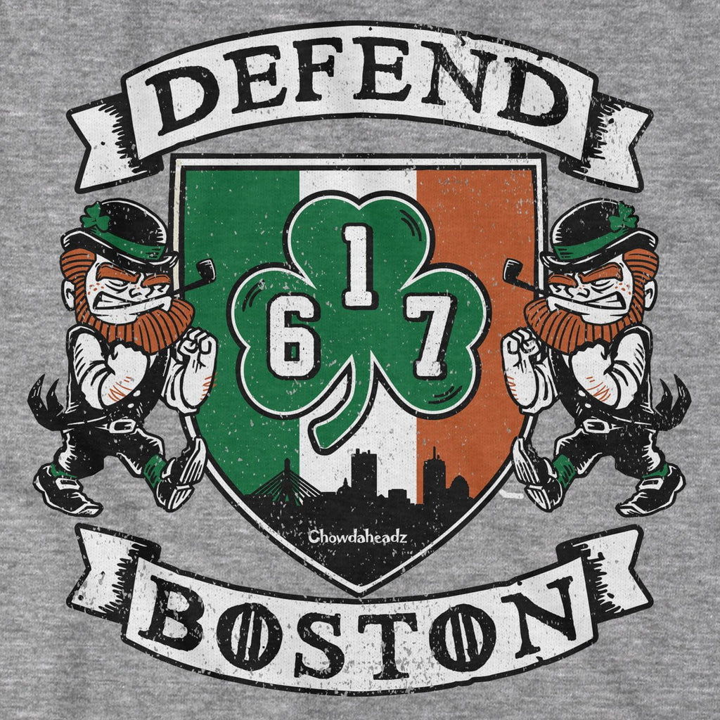 Defend Boston Shamrock Shield T-Shirt product image 2