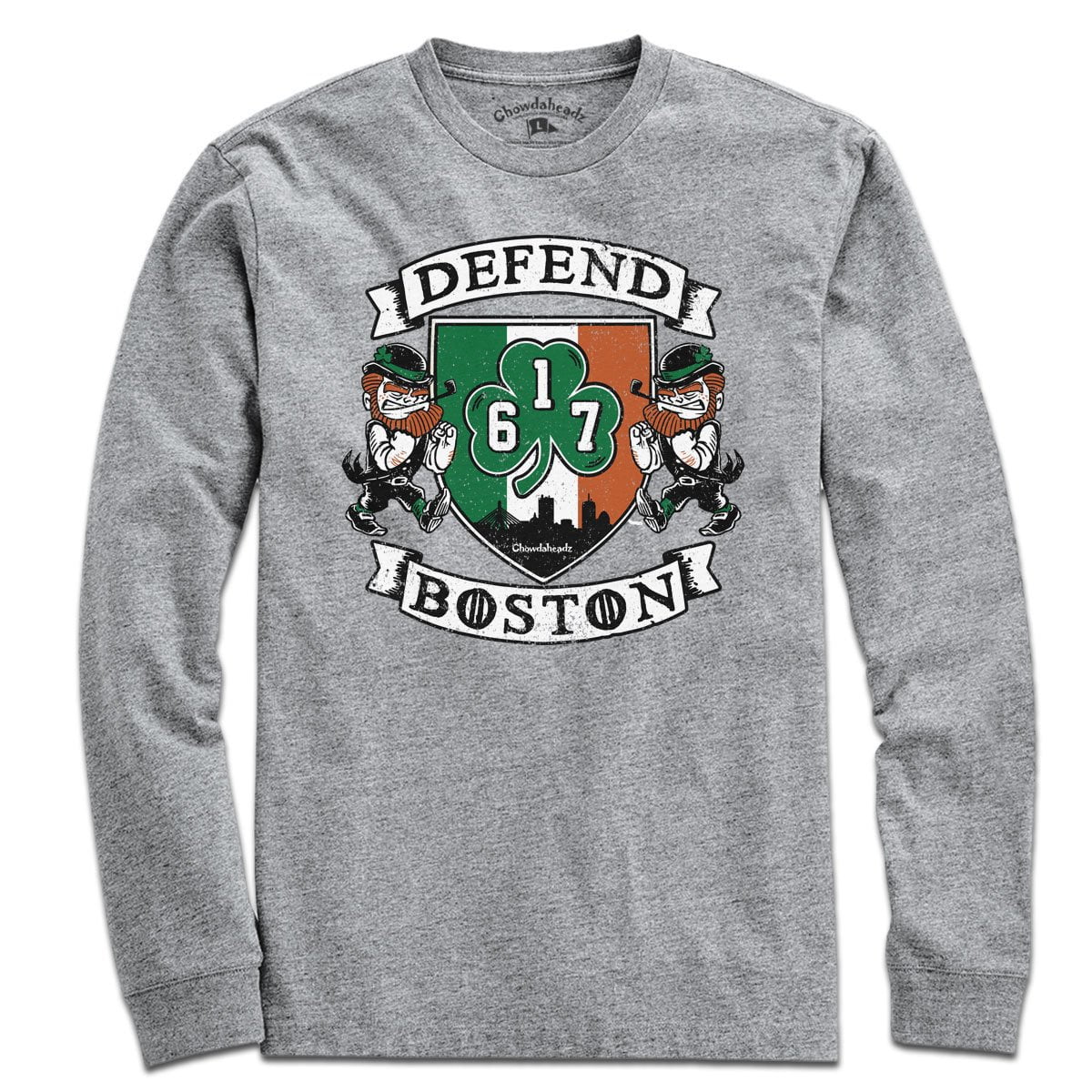 Defend Boston Shamrock Shield T-Shirt product image 3