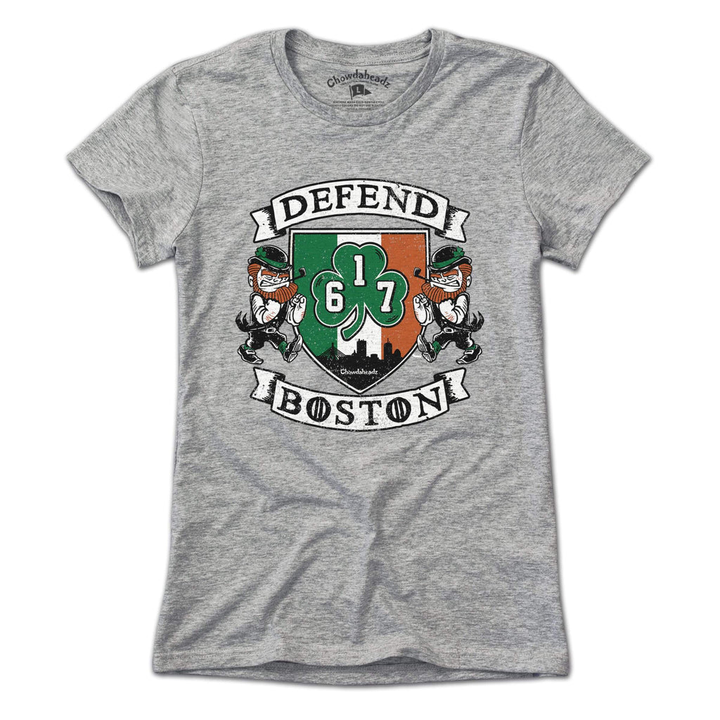 Defend Boston Shamrock Shield T-Shirt product image 4