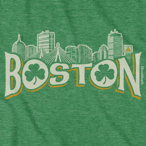 Boston Irish Skyline T-Shirt product image 2