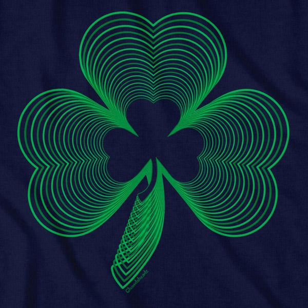 Neon Irish Shamrock T-Shirt product image 2
