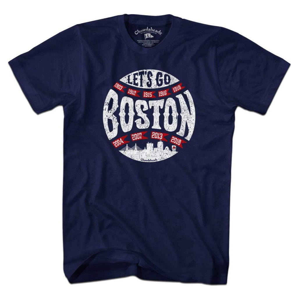 Let's Go Boston Baseball T-Shirt product image 1