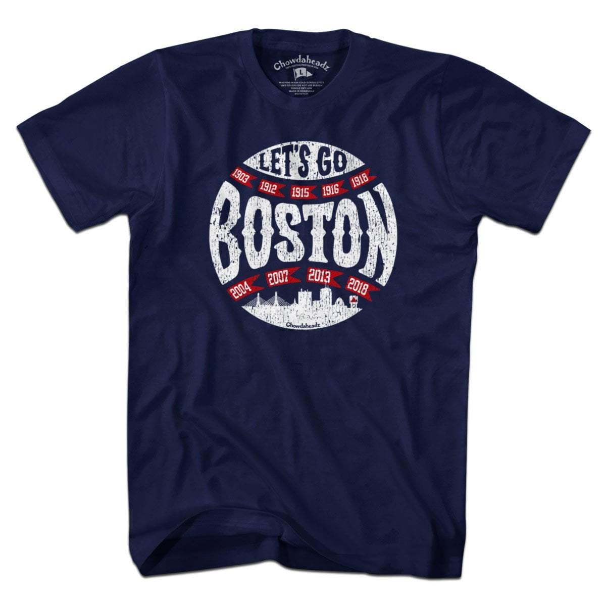 Let's Go Boston Baseball T-Shirt product image 1